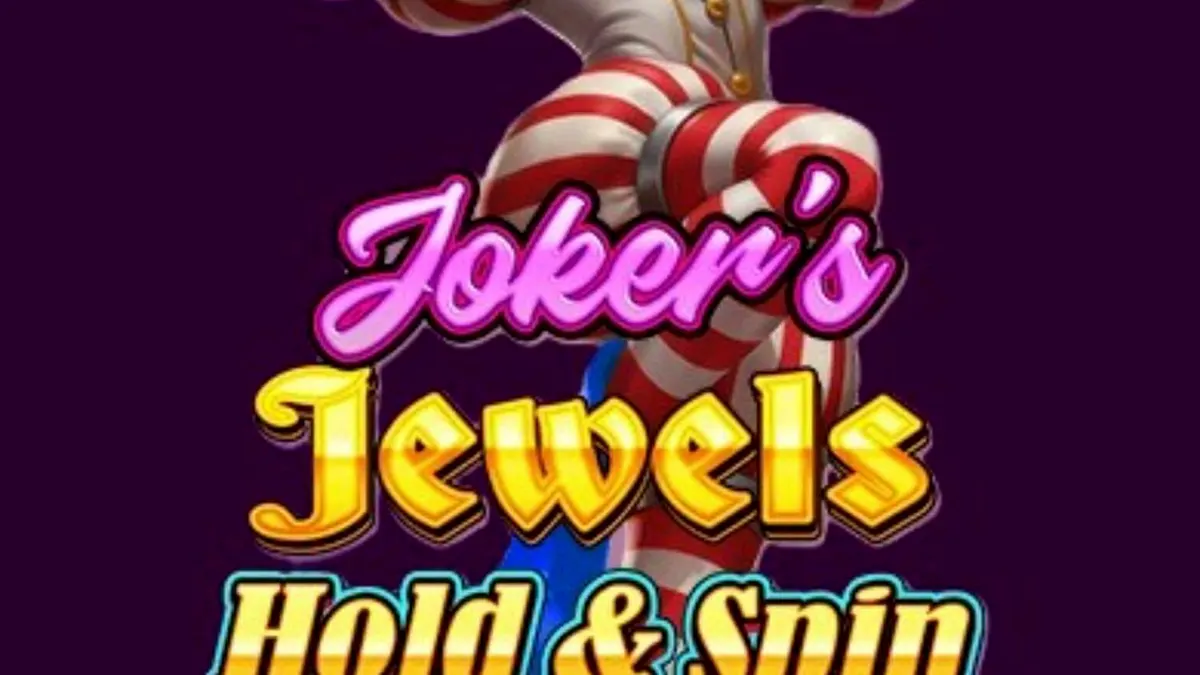 Interface colorida e vibrante do jogo Joker’s Jewels Hold & Spin com símbolos de joias e o Joker
